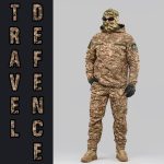 Комплект "TRAVEL DEFENCE" АНОРАК ХИЖАК ПІКСЕЛЬ 2 в 1 (Таслан + Мікрофліс)