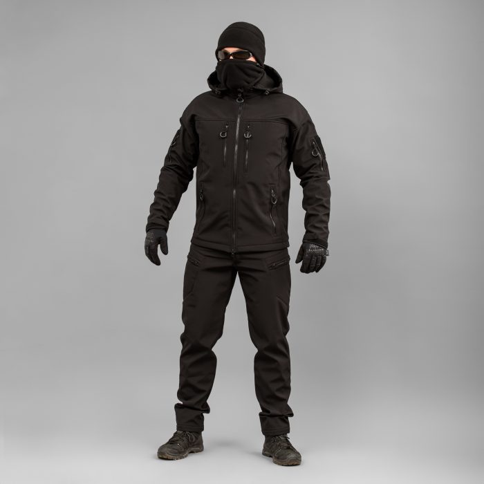 Комплект "URBAN SCOUT" BLACK (SoftShell) - Зображення 1