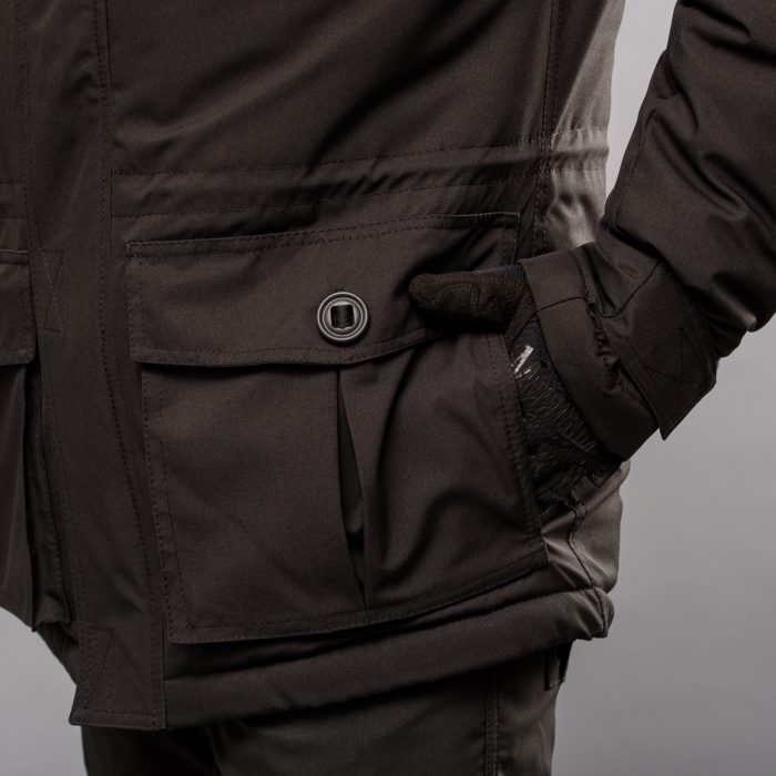 Комплект зимовий ВВЗ "RAPTOR-III" BLACK (Мембрана + Синтепон + Фліс) - Зображення 9