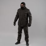 Комплект зимовий ВВЗ "RAPTOR-III" BLACK (Мембрана + Синтепон + Фліс)
