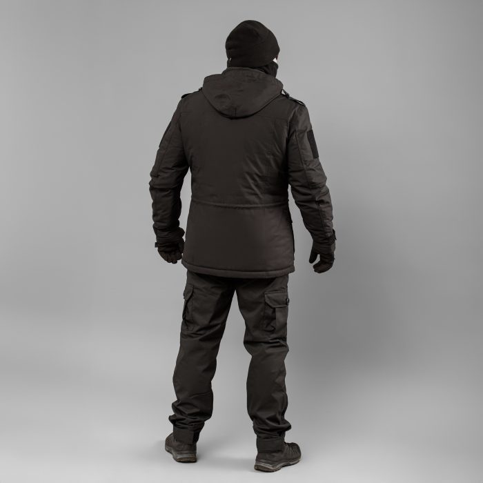 Комплект зимовий ВВЗ "RAPTOR-III" BLACK (Мембрана + Синтепон + Фліс) - Зображення 3