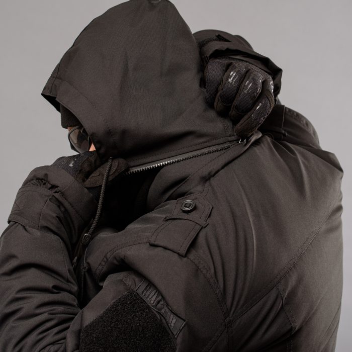 Комплект зимовий ВВЗ "RAPTOR-III" BLACK (Мембрана + Синтепон + Фліс) - Зображення 12