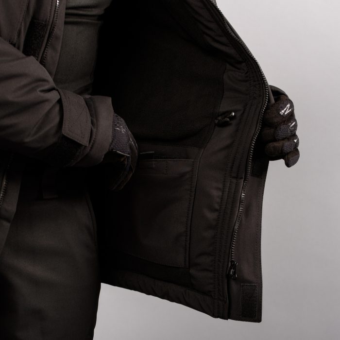 Комплект зимовий ВВЗ "RAPTOR-III" BLACK (Мембрана + Синтепон + Фліс) - Зображення 10