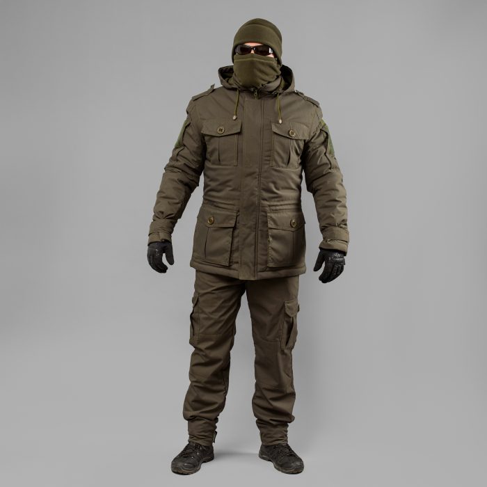 Комплект зимовий ВВЗ "RAPTOR-III" OLIVE (Мембрана + Синтепон + Фліс) - Зображення 1