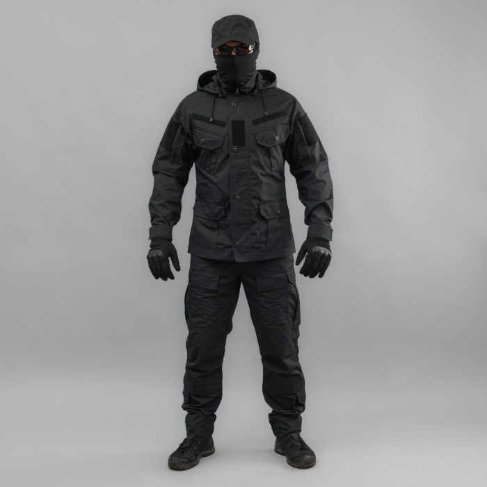 Костюм польовий "CRUSADER" BLACK (Rip-Stop) - Зображення 1