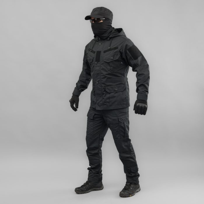 Костюм польовий "CRUSADER" BLACK (Rip-Stop) - Зображення 2