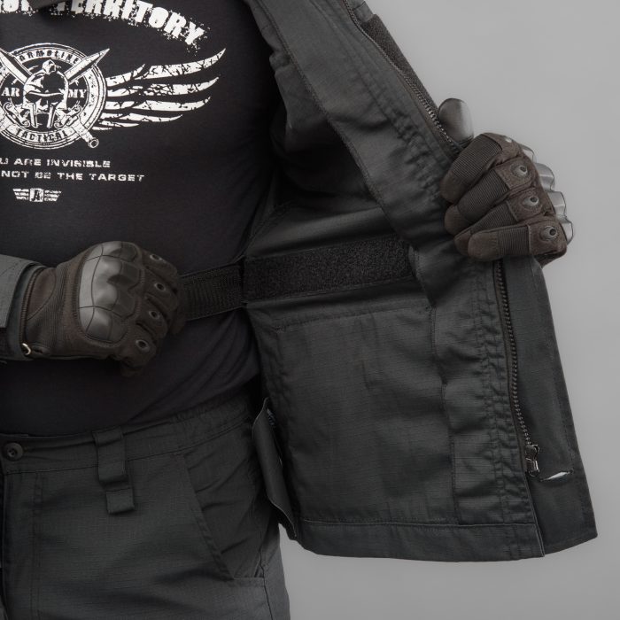 Костюм польовий "CRUSADER" BLACK (Rip-Stop) - Зображення 9