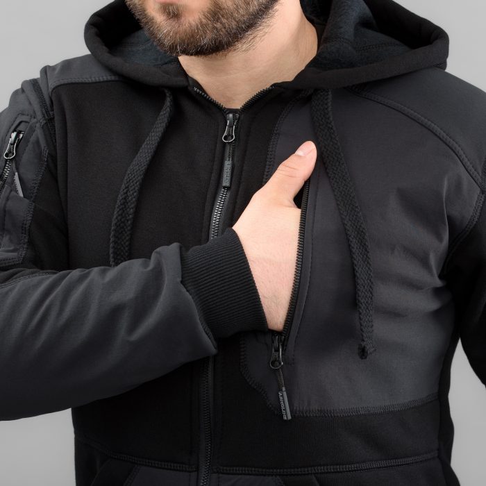 Костюм спортивний "EXTRAVEL" BLACK (Трикотаж на флісі) - Зображення 5