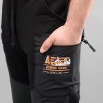 Костюм спортивний "EXTRAVEL" BLACK (Трикотаж на флісі) - Зображення 14