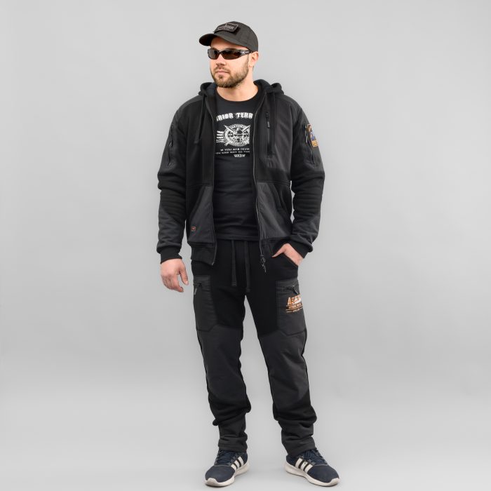 Костюм спортивний "EXTRAVEL" BLACK (Трикотаж на флісі) - Зображення 16