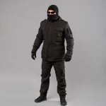 Куртка бушлат зимова "RAPTOR-3" ВВЗ BLACK (Мембрана + Синтепон + Фліс) - Зображення 14