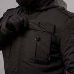 Куртка бушлат зимова "RAPTOR-3" ВВЗ BLACK (Мембрана + Синтепон + Фліс) - Зображення 5
