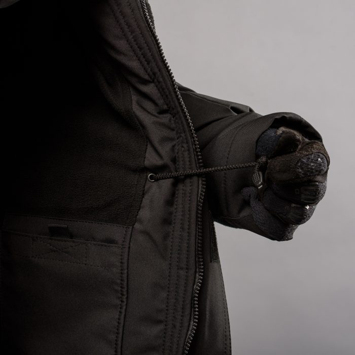 Куртка бушлат зимова "RAPTOR-3" ВВЗ BLACK (Мембрана + Синтепон + Фліс) - Зображення 10