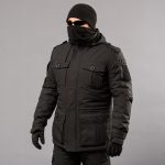 Куртка бушлат зимова "RAPTOR-3" ВВЗ BLACK (Мембрана + Синтепон + Фліс)