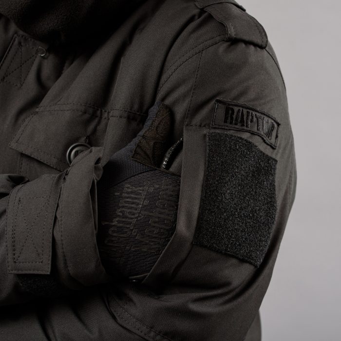 Куртка бушлат зимова "RAPTOR-3" ВВЗ BLACK (Мембрана + Синтепон + Фліс) - Зображення 6