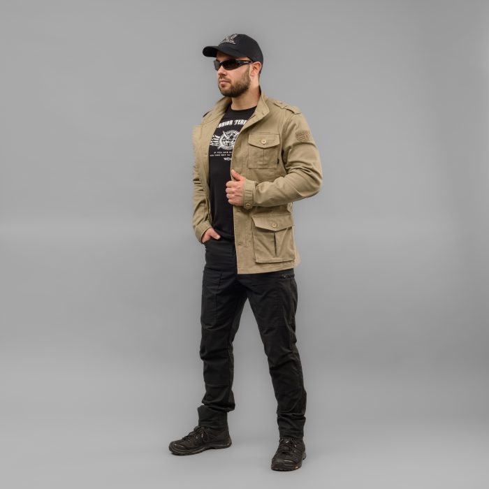 Куртка мілітарі "KILBORN" KHAKI (Джинс) - Зображення 10