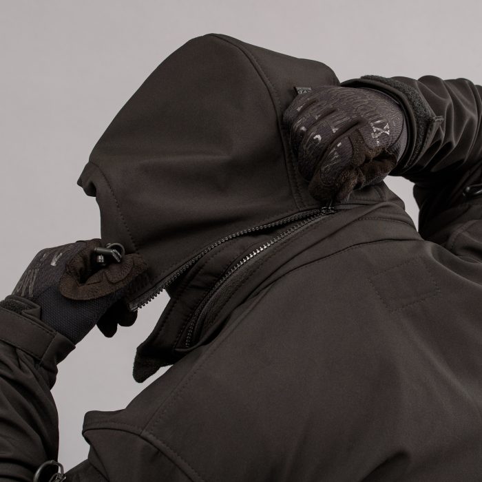 Куртка "URBAN SCOUT" BLACK (SoftShell) - Зображення 13