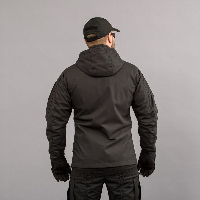 Куртка тактична "ANTITERROR II" BLACK (Мембрана) - Зображення 3