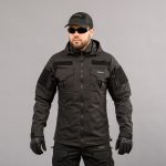 Куртка тактична "ANTITERROR II" BLACK (Мембрана)