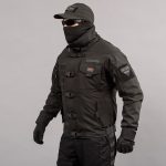 Куртка тактична "SHTORM" BLACK (Мембрана + Фліс) - Зображення 2