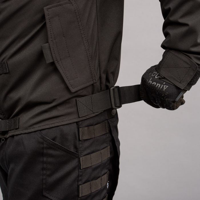 Куртка тактична "SHTORM" BLACK (Мембрана + Фліс) - Зображення 10