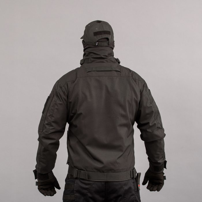 Куртка тактична "SHTORM" BLACK (Мембрана + Фліс) - Зображення 3