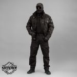 Куртка тактична "SHTORM" BLACK (Мембрана + Фліс) - Зображення 14
