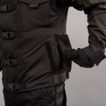 Куртка тактична "SHTORM" BLACK (Мембрана + Фліс) - Зображення 9