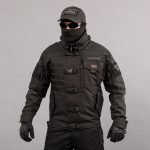 Куртка тактична "SHTORM" BLACK (Мембрана + Фліс)