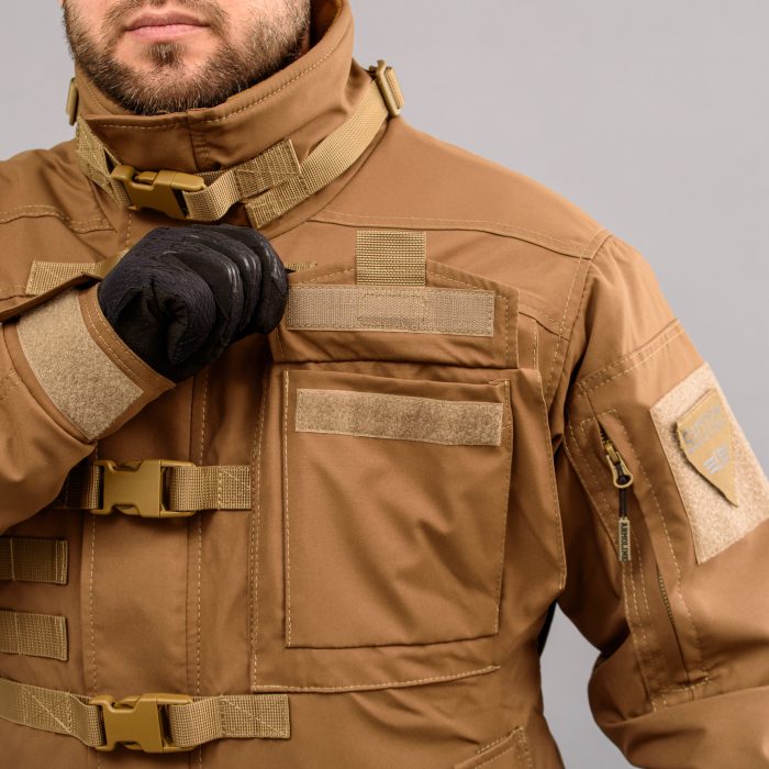 Куртка тактична "SHTORM" COYOTE (Мембрана + Фліс) - Зображення 5