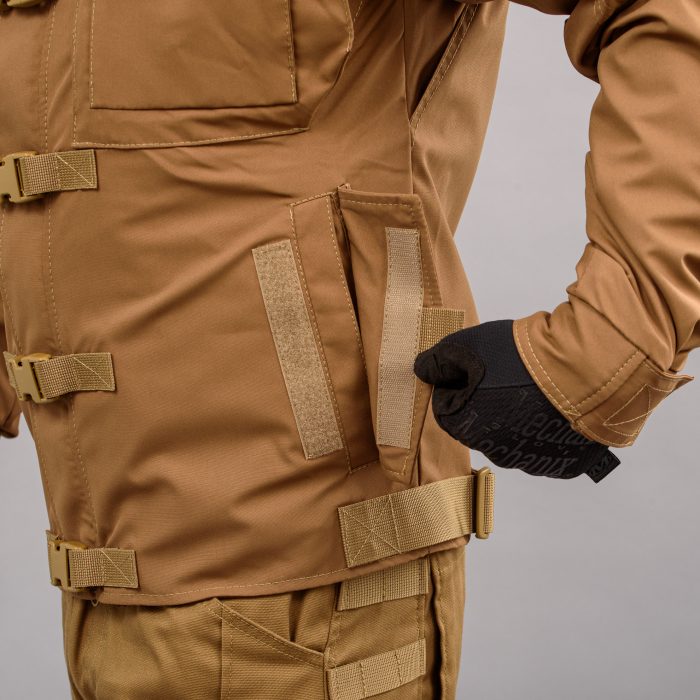 Куртка тактична "SHTORM" COYOTE (Мембрана + Фліс) - Зображення 9