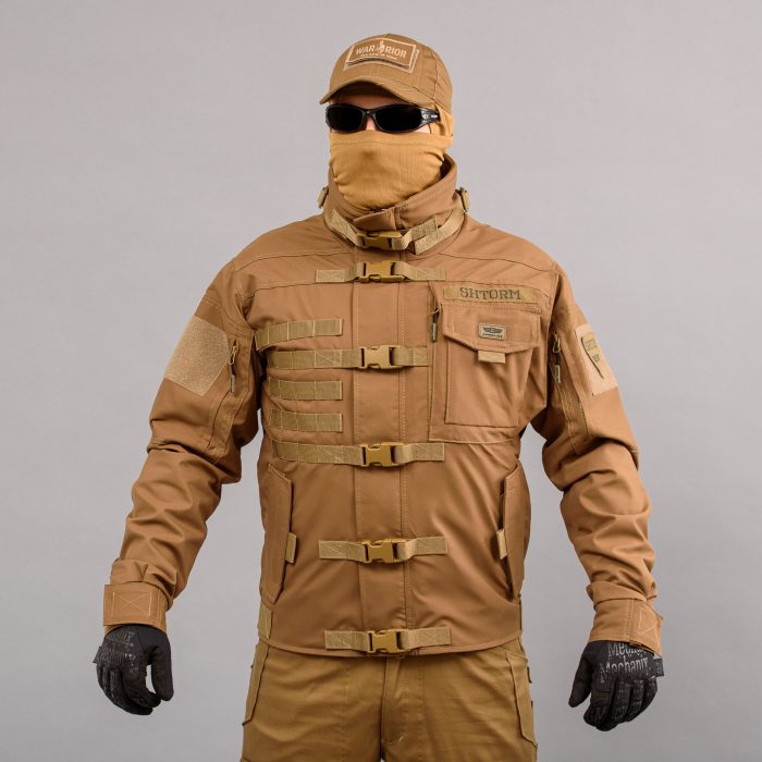 Куртка тактична "SHTORM" COYOTE (Мембрана + Фліс) - Зображення 1