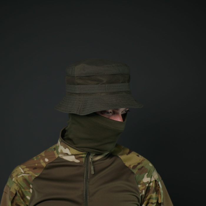 Літня панамка олива з сіткою Rip-Stop - Зображення 4