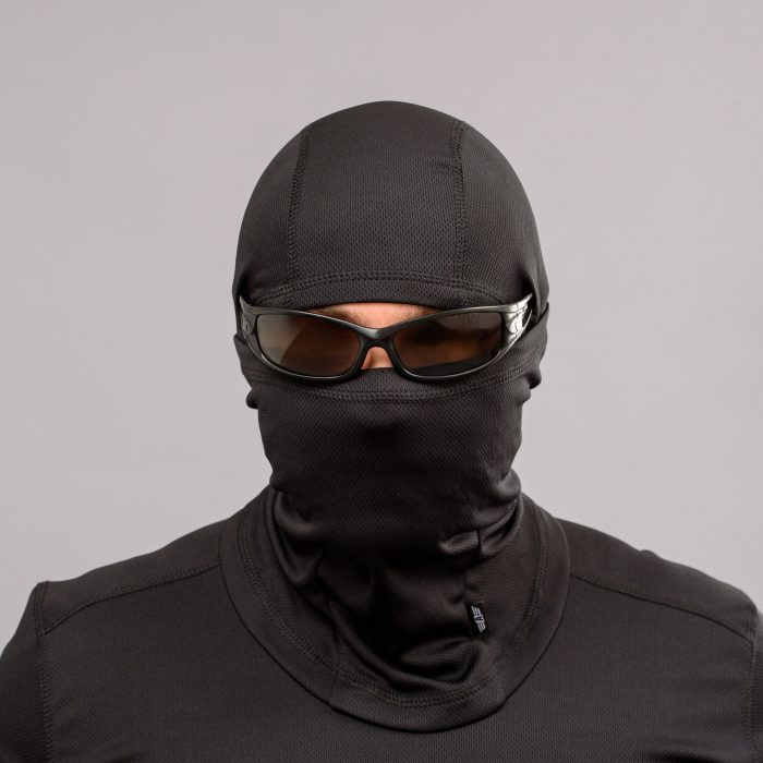 Маска - балаклава "ANTITERROR II" BLACK (CoolPass) - Зображення 2