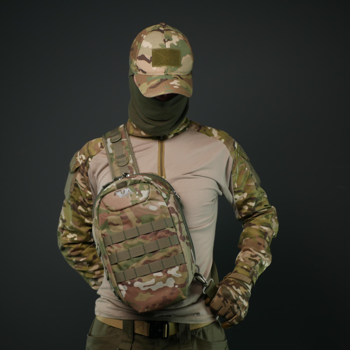 Однолямкова сумка(через плече) - мультикам - Зображення 6