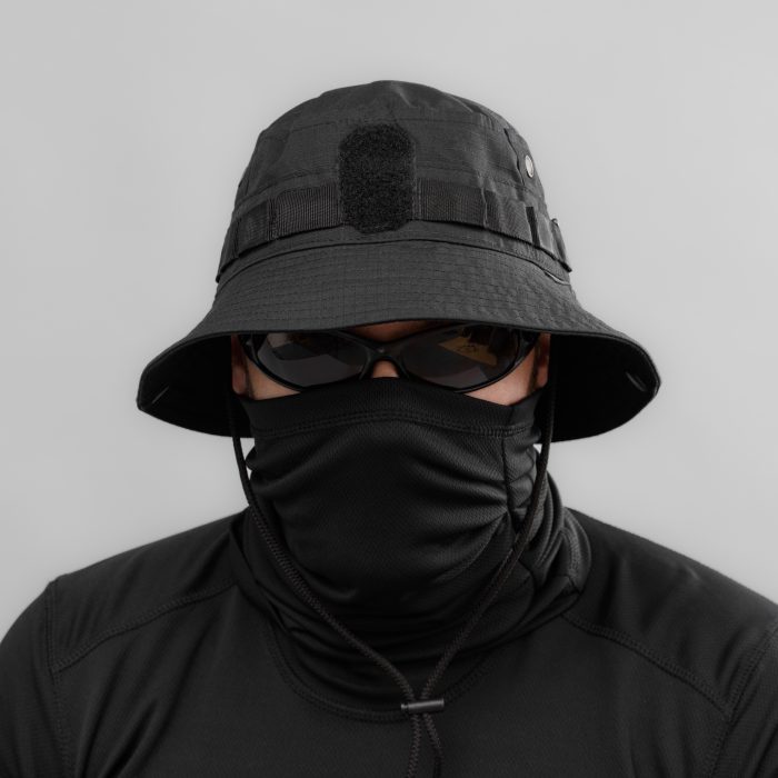 Панама польова "PHANTOM" BLACK (Rip-Stop) - Зображення 2