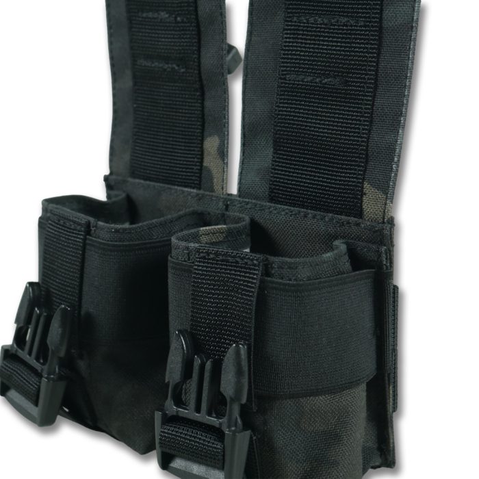 Підсумок під 2 гранати Kiborg GU Double Mag Pouch (Чорний мультикам) - Зображення 6