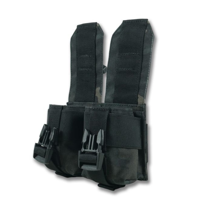 Підсумок під 2 гранати Kiborg GU Double Mag Pouch (Чорний мультикам) - Зображення 5