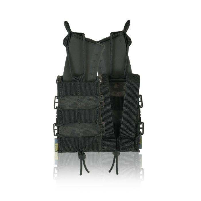 Посилений підсумок Kiborg GU Single Mag Pouch Чорний мультикам - Зображення 2