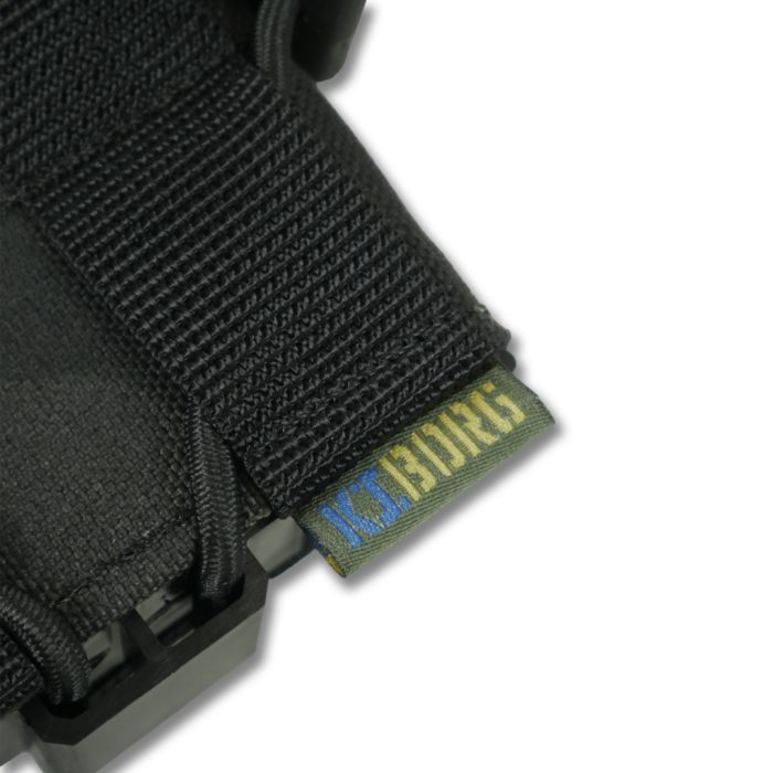 Посилений підсумок Kiborg GU Single Mag Pouch Чорний мультикам - Зображення 8