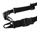 Ремінь 2-точковий Kiborg для АК,РПК Чорний - Зображення 2