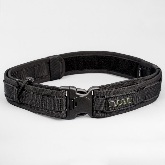Ремінь тактичний "ANTITERROR II" BLACK 5 см (Поліамід) - Зображення 1