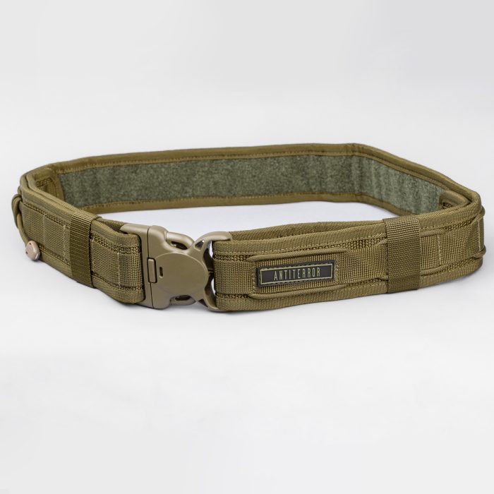 Ремінь тактичний "ANTITERROR II" OLIVE 5 см (Поліамід) - Зображення 4