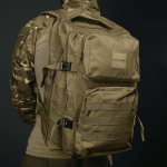 Рюкзак тактичний 30 л з системою MOLLE койот (виробництво Україна) - Зображення 7