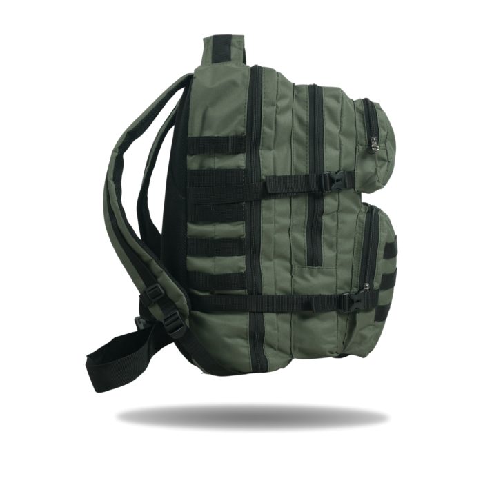 Рюкзак тактичний 30 л з системою MOLLE Олива (виробництво Україна) - Зображення 2