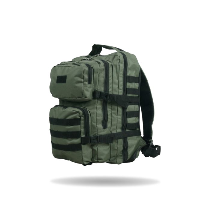 Рюкзак тактичний 30 л з системою MOLLE Олива (виробництво Україна) - Зображення 1