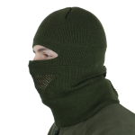 В'язана шапка-балаклава хакі - Зображення 5