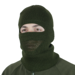 В'язана шапка-балаклава хакі - Зображення 4