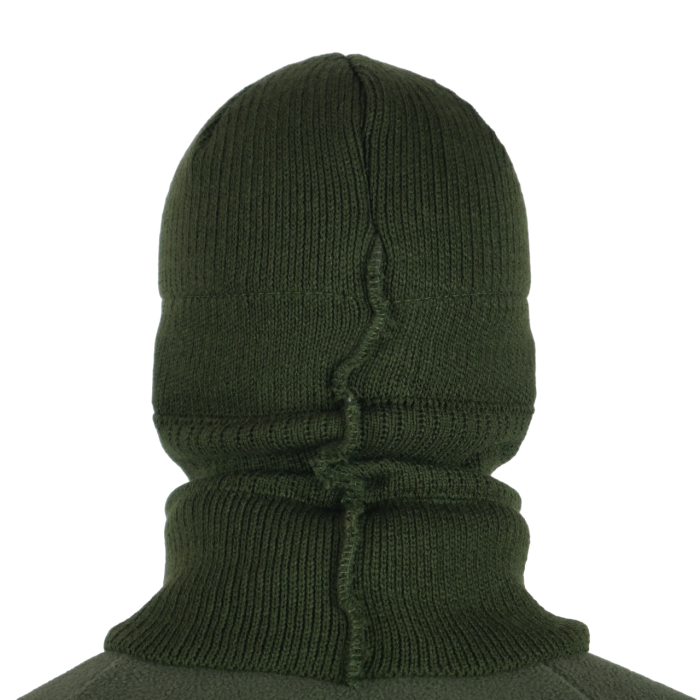 В'язана шапка-балаклава хакі - Зображення 6