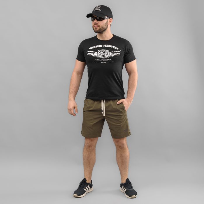 Шорти спортивні "EXTRAVEL" OLIVE (2VStretch) - Зображення 5